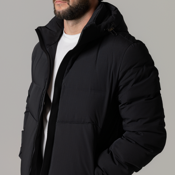Black Performance Down Coat
