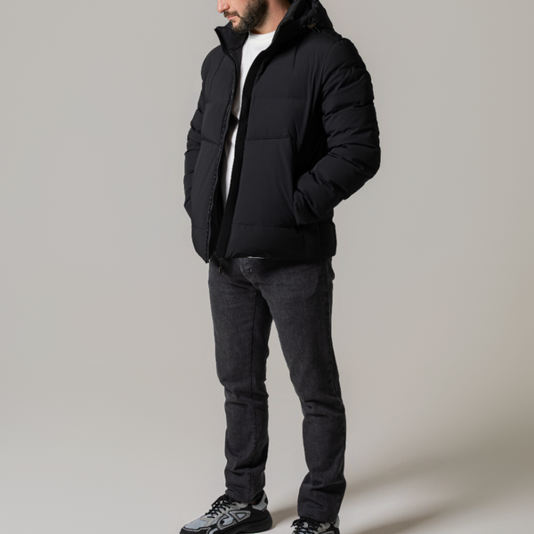 Black Performance Down Coat