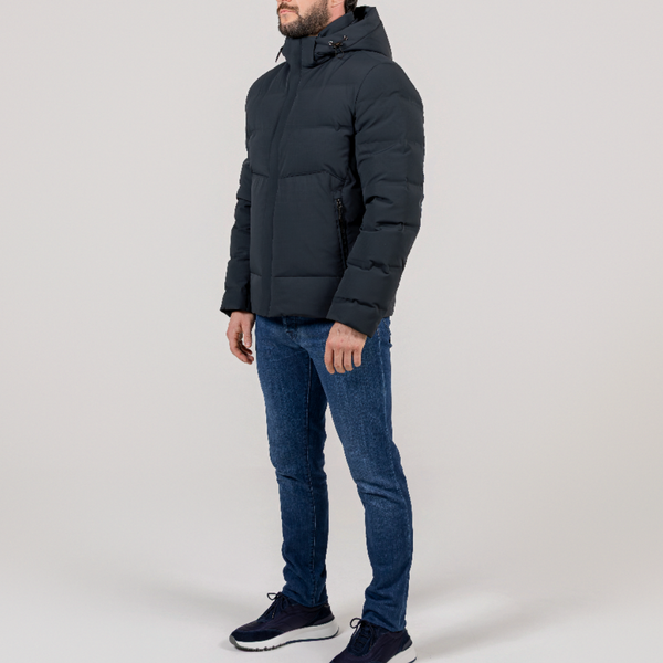Navy Performance Down Coat