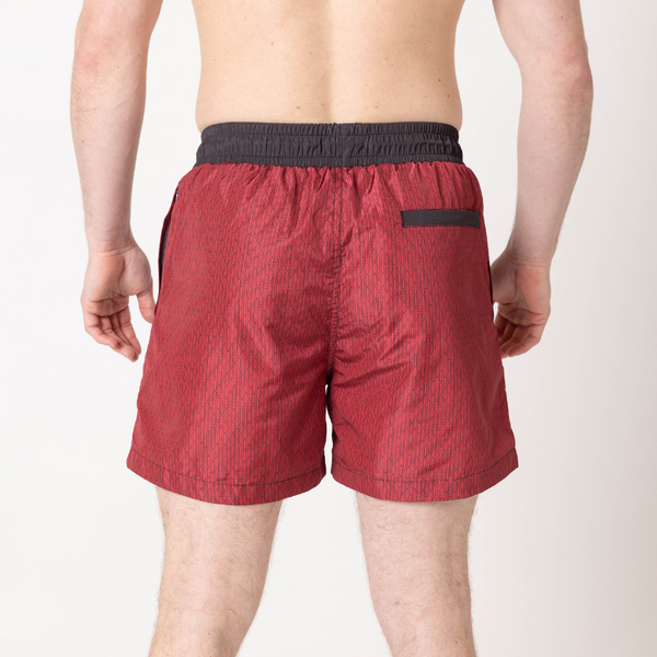 Red 'L' Swim Shorts