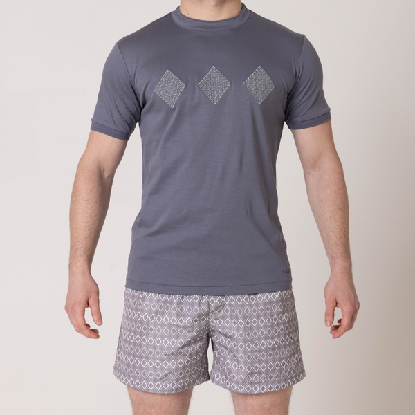 Steel Grey Diamond's T-Shirt