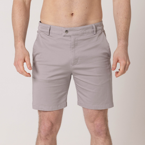 Grey Chino Shorts