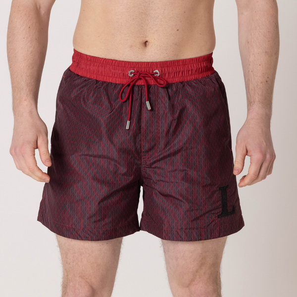 Black 'L' Swim Shorts