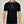 Black Stitched Zip Polo