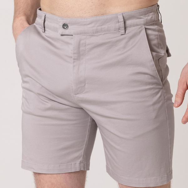 Grey Chino Shorts