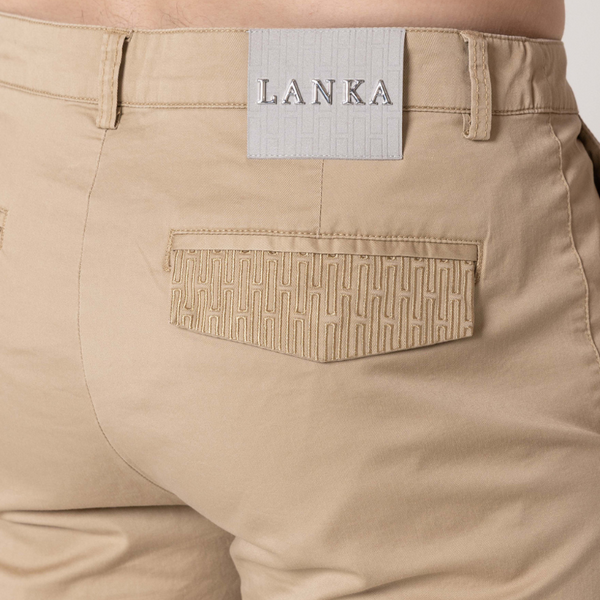 Beige Chino Shorts