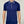 Navy Mercerised Zip Polo