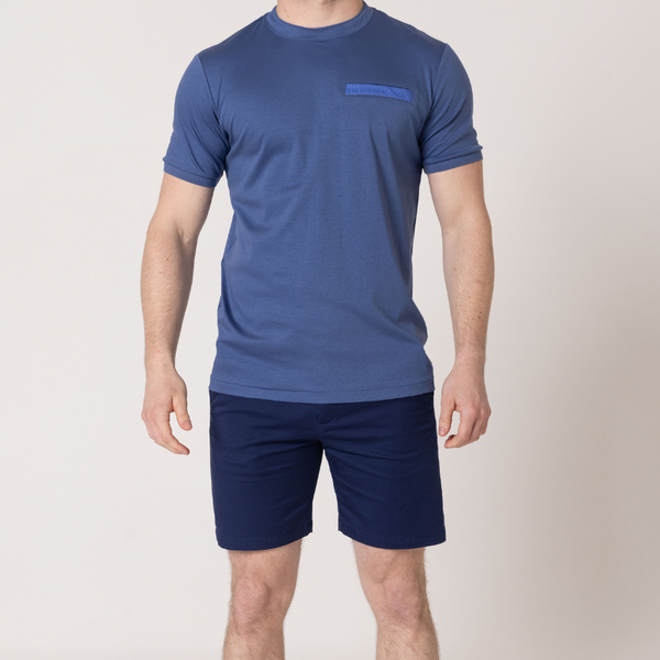 Navy Chino Shorts