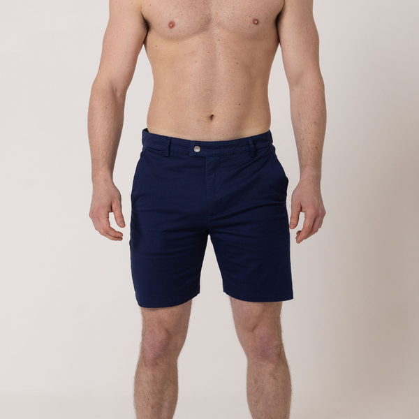 Navy Chino Shorts