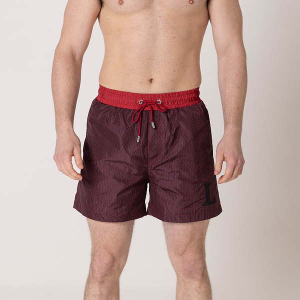 Black 'L' Swim Shorts