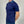 Navy Stitched Collar Zip Polo