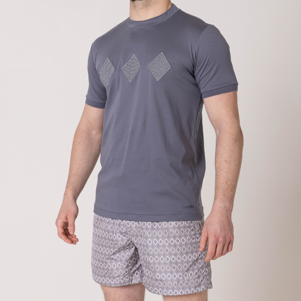 Steel Grey Diamond's T-Shirt