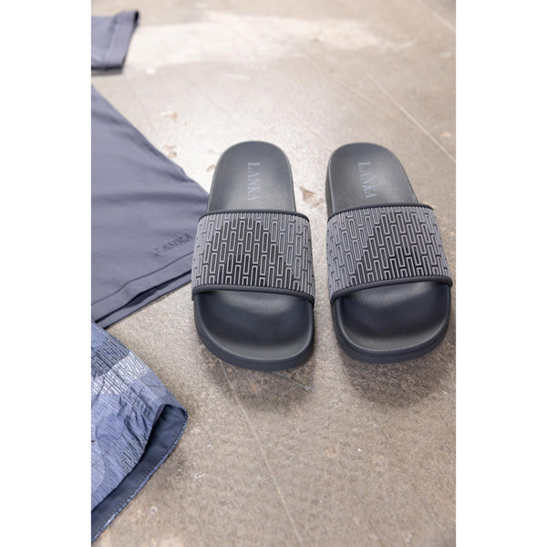 Steel Grey Small Waves Set