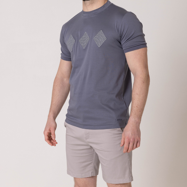 Steel Grey Diamond's T-Shirt