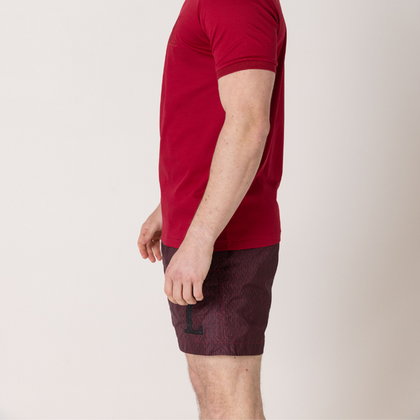 Black 'L' Swim Shorts