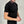 Black Stitched Zip Polo