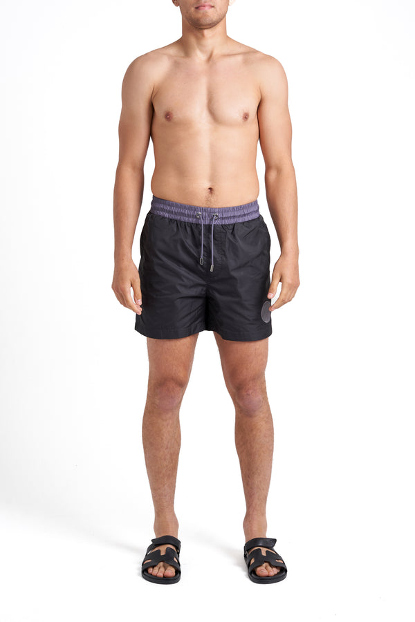 Black Circles Swim Shorts