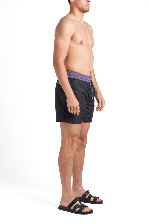 Black Circles Swim Shorts