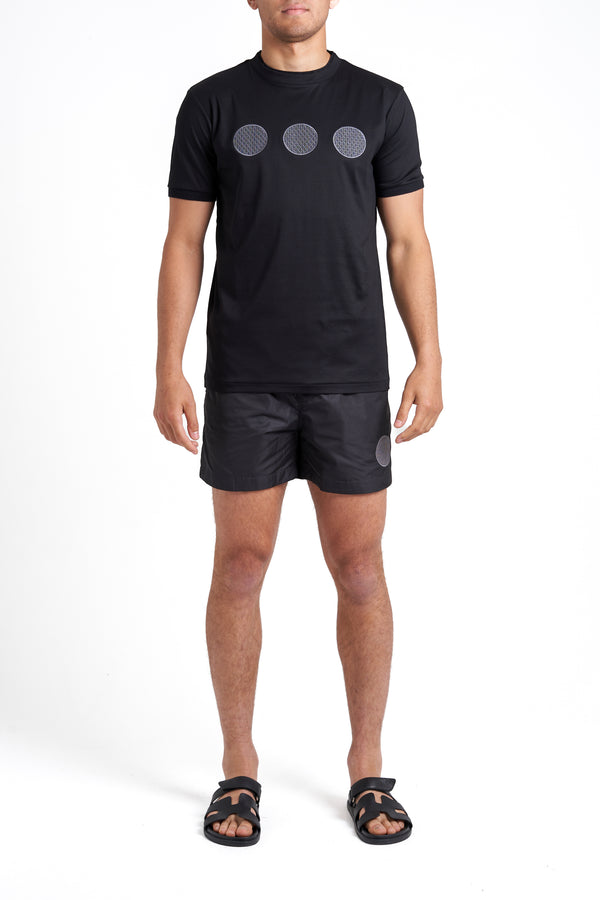 Black Circles Swim Shorts