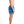 Steel Blue Waves Swim Shorts