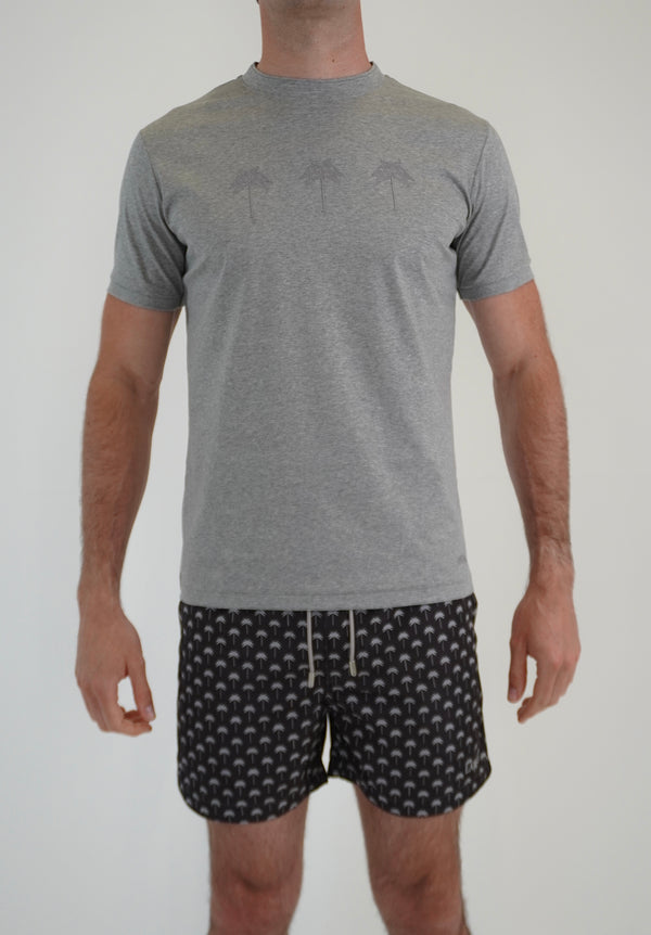 Black Palm Trees Swim Shorts