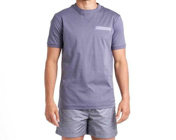 Steel Grey Pocket T-Shirt