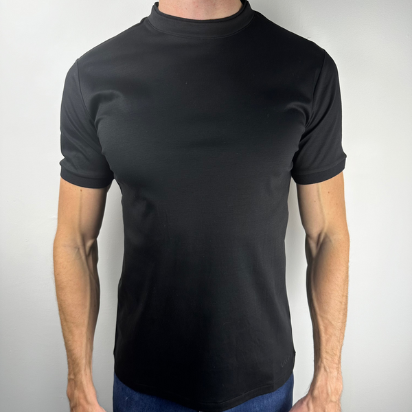 Block Black Mercerised T-Shirt
