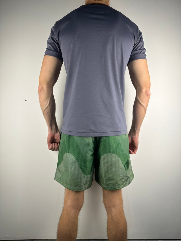 Green Big Waves Swim Shorts