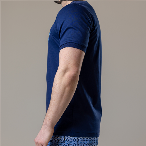 Navy Diamonds T-Shirt