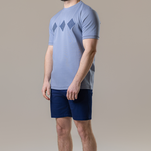 Steel Blue Diamonds T-Shirt