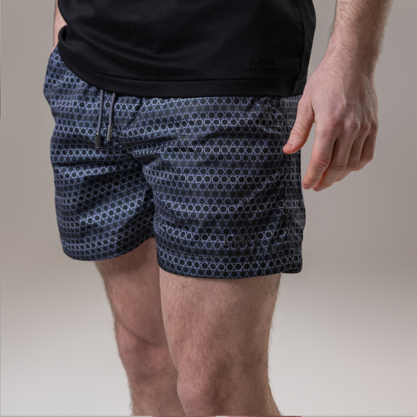 Black Circles Swim Shorts