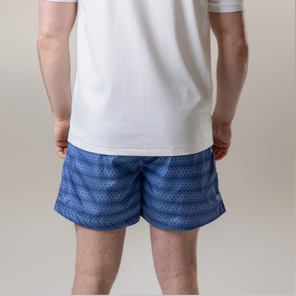 Coastal Blue Circles Swim Shorts