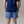 Steel Blue Diamonds Swim Shorts