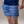 Steel Blue Diamonds Swim Shorts