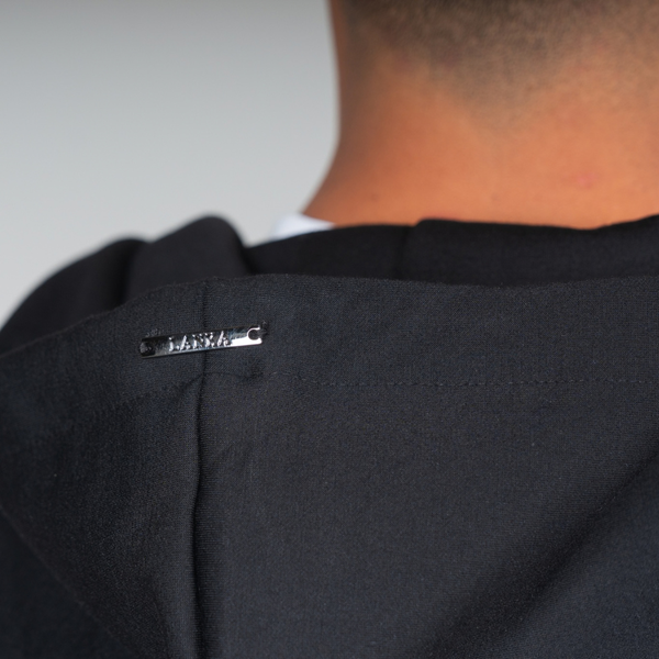 Black Luxe Zip Hoodie