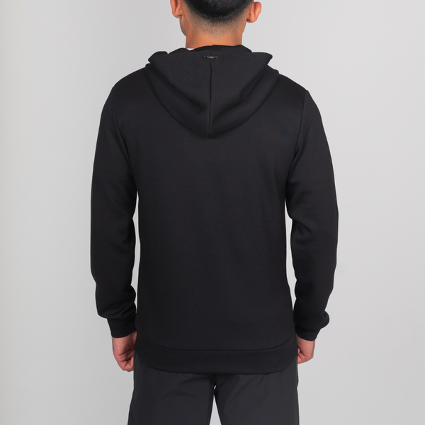 Black Luxe Zip Hoodie