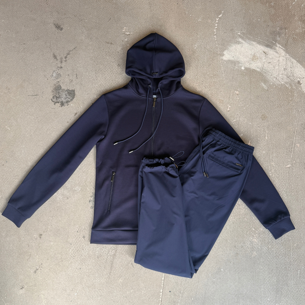 Navy Luxe Tracksuit