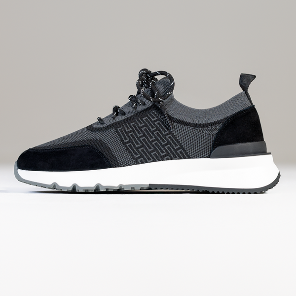 Black Sky Knit Trainer