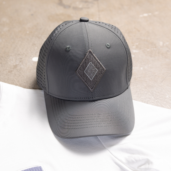 Steel Grey Diamonds Cap