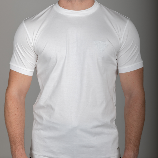 Premium White Triangle T-Shirt