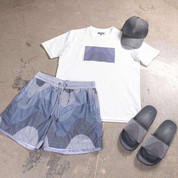 Steel Grey Diamonds Cap