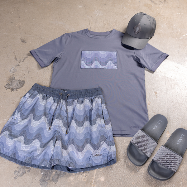 Steel Grey Diamonds Cap