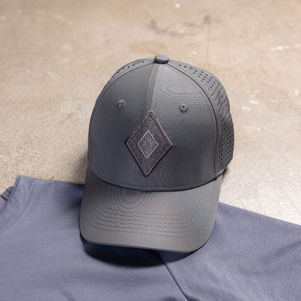 Steel Grey Diamonds Cap