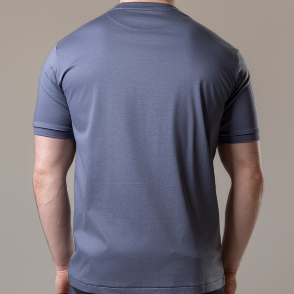 Steel Grey Small Waves T-Shirt