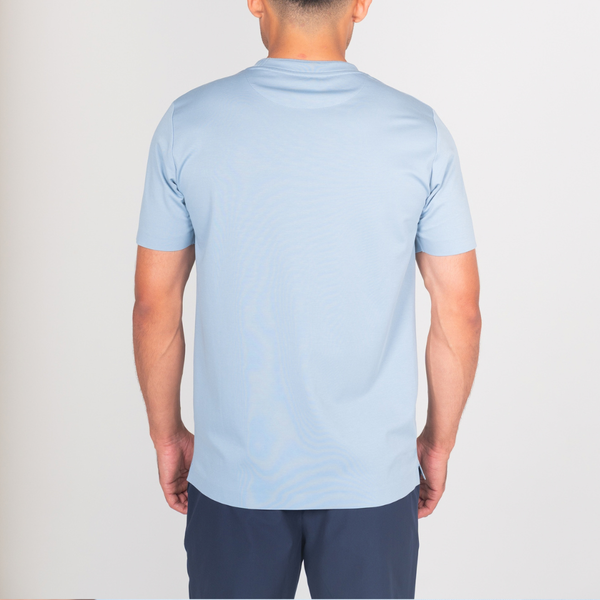 Steel Blue Mixed Circles T-Shirt
