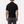 Black Cotton Silk Polo