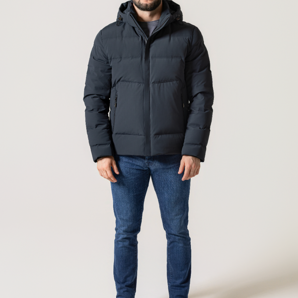 Navy Performance Down Coat