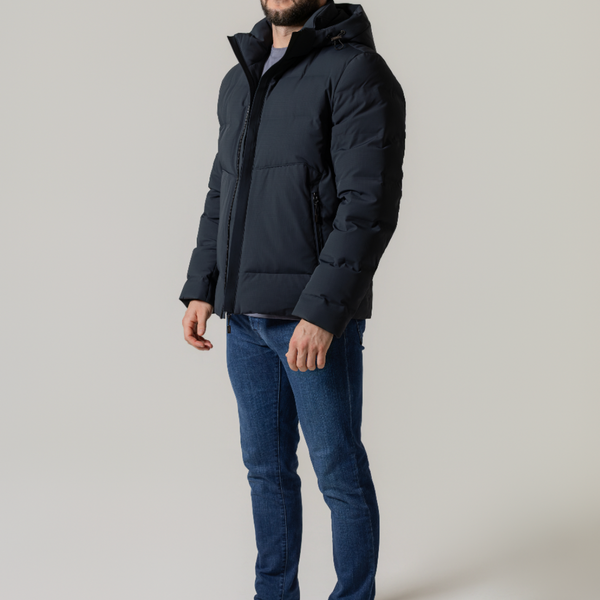 Navy Performance Down Coat