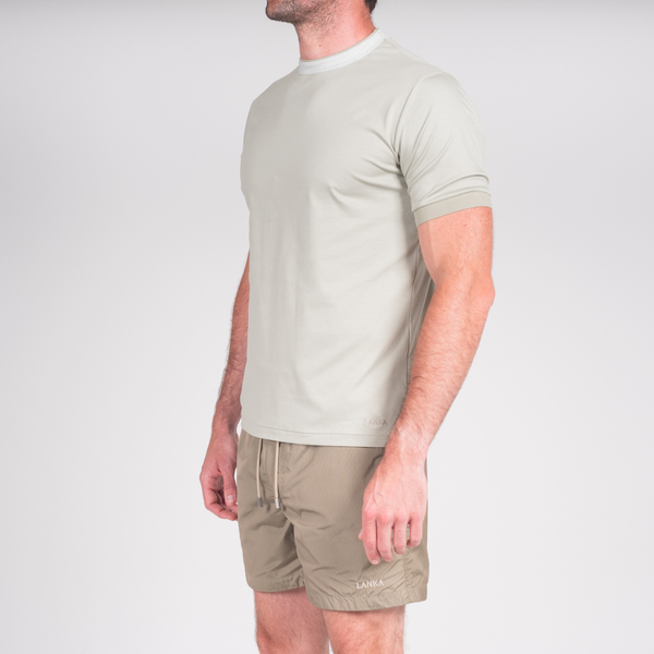 Sand Collar T-Shirt
