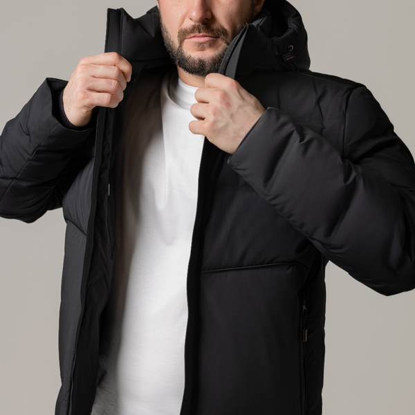 Black Performance Down Coat